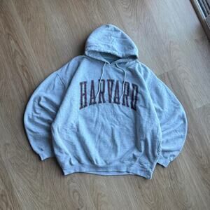 Vintage VTG 90’s Harvard College Logo Hoodie